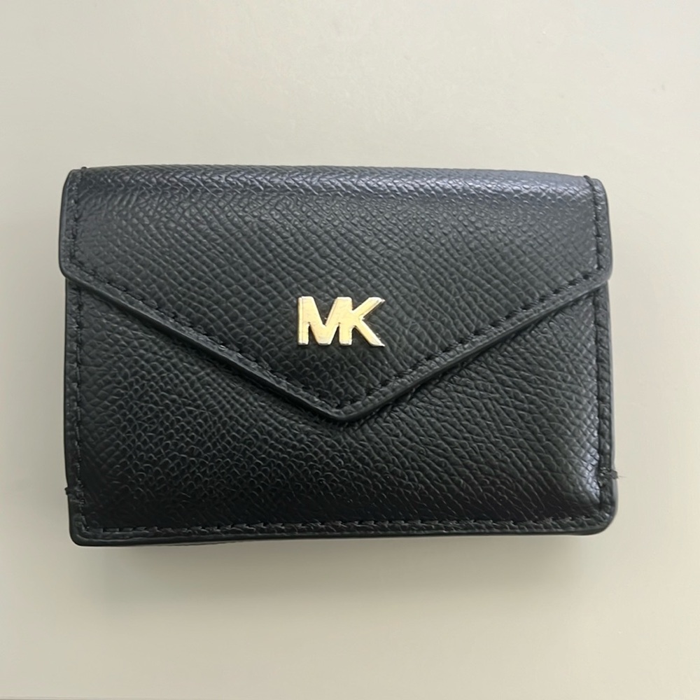 Michael Kors black leather wallet
